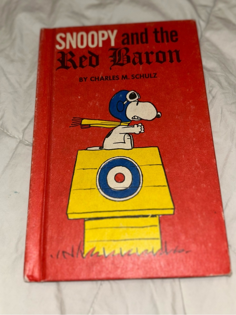 Snoopy And The Red Baron by Charles M. Schulz, Hardcover Book Club Edition, 1966